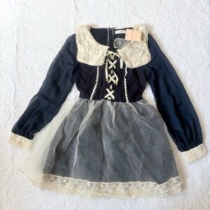 Liz Lisa Dress lace kawaii Japan pink hime doll Jirai Kei Ryosan Y2K Bow Sailor